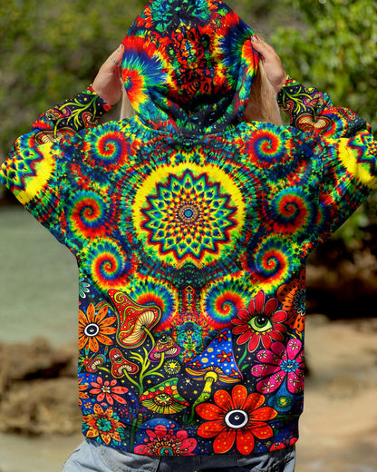 TRIPPY MUSHROOM COLORFUL ALL OVER PRINT - TLNT2404261