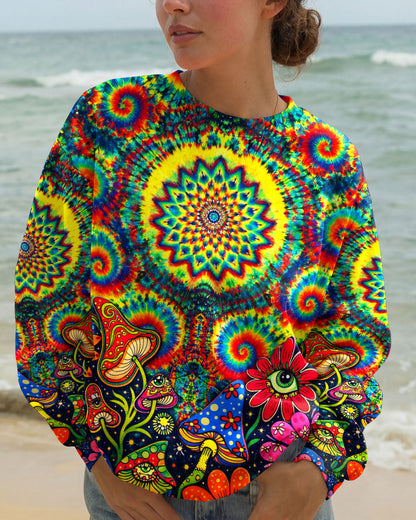 TRIPPY MUSHROOM COLORFUL ALL OVER PRINT - TLNT2404261