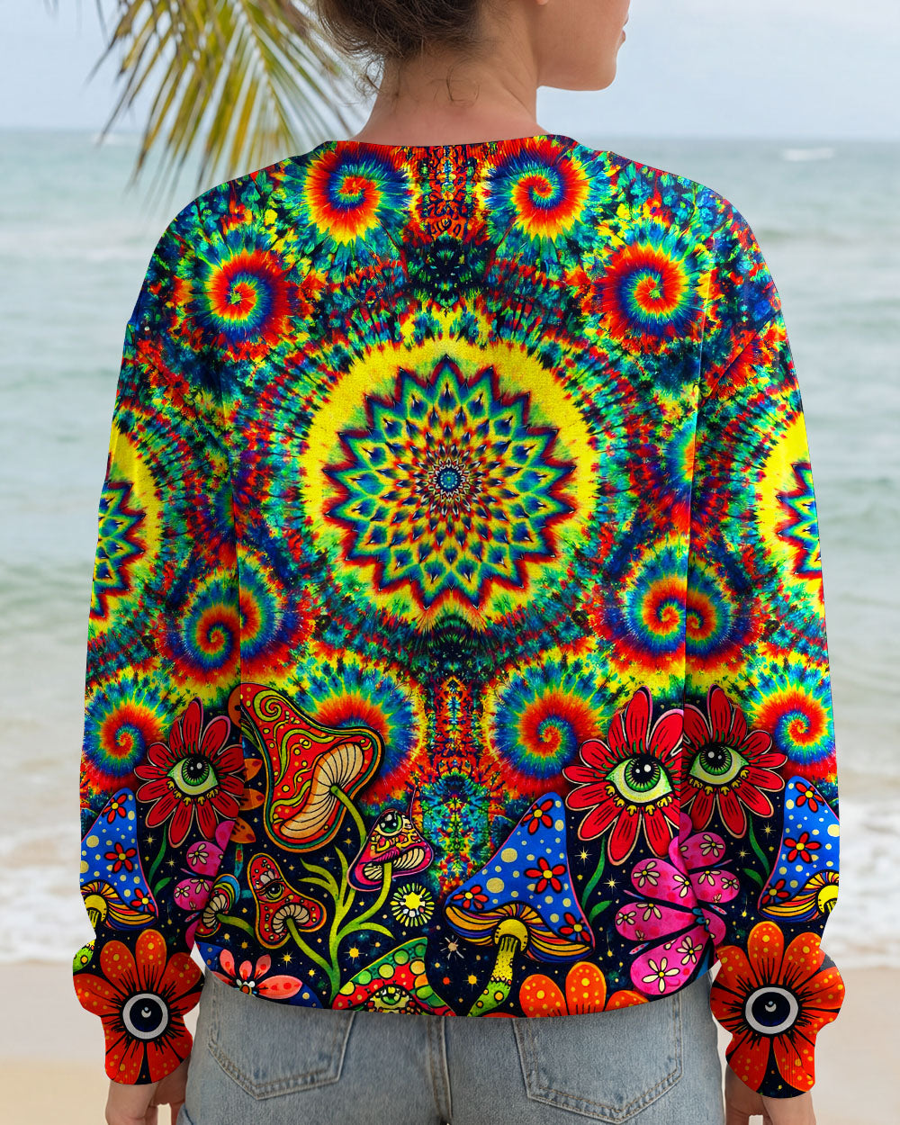 TRIPPY MUSHROOM COLORFUL ALL OVER PRINT - TLNT2404261
