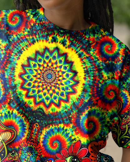 TRIPPY MUSHROOM COLORFUL ALL OVER PRINT - TLNT2404261