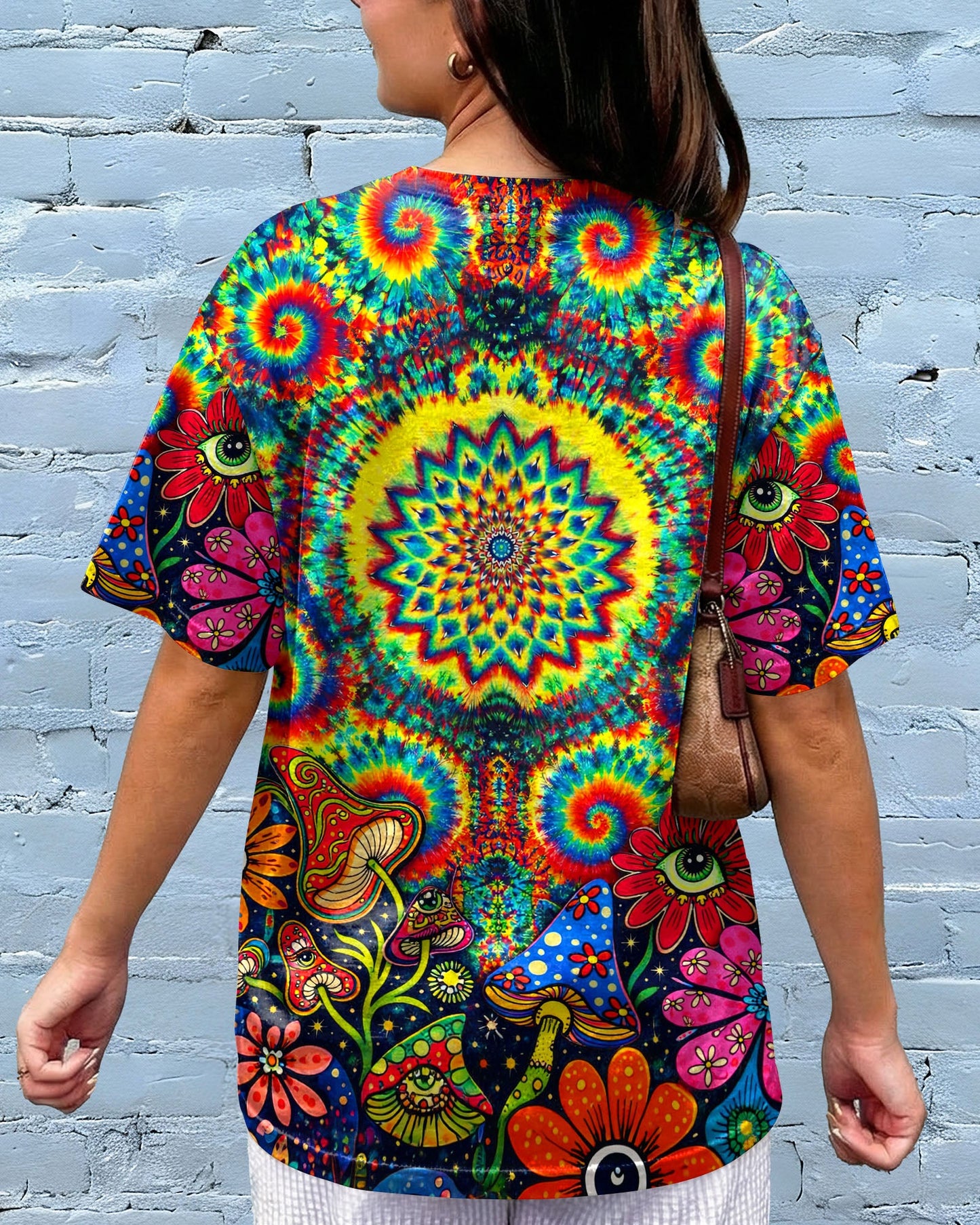 TRIPPY MUSHROOM COLORFUL ALL OVER PRINT - TLNT2404261