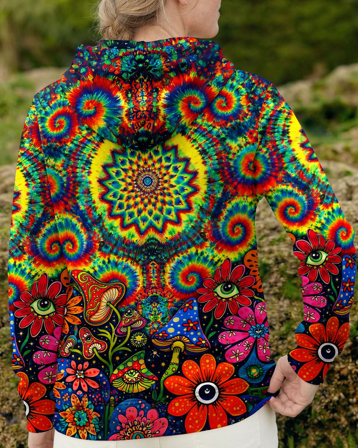 TRIPPY MUSHROOM COLORFUL ALL OVER PRINT - TLNT2404261