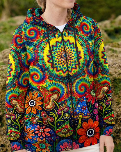 TRIPPY MUSHROOM COLORFUL ALL OVER PRINT - TLNT2404261