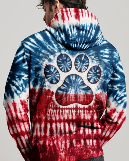 DOG PAPA RED WHITE & BLUE  ALL OVER PRINT  - TLNT2404263