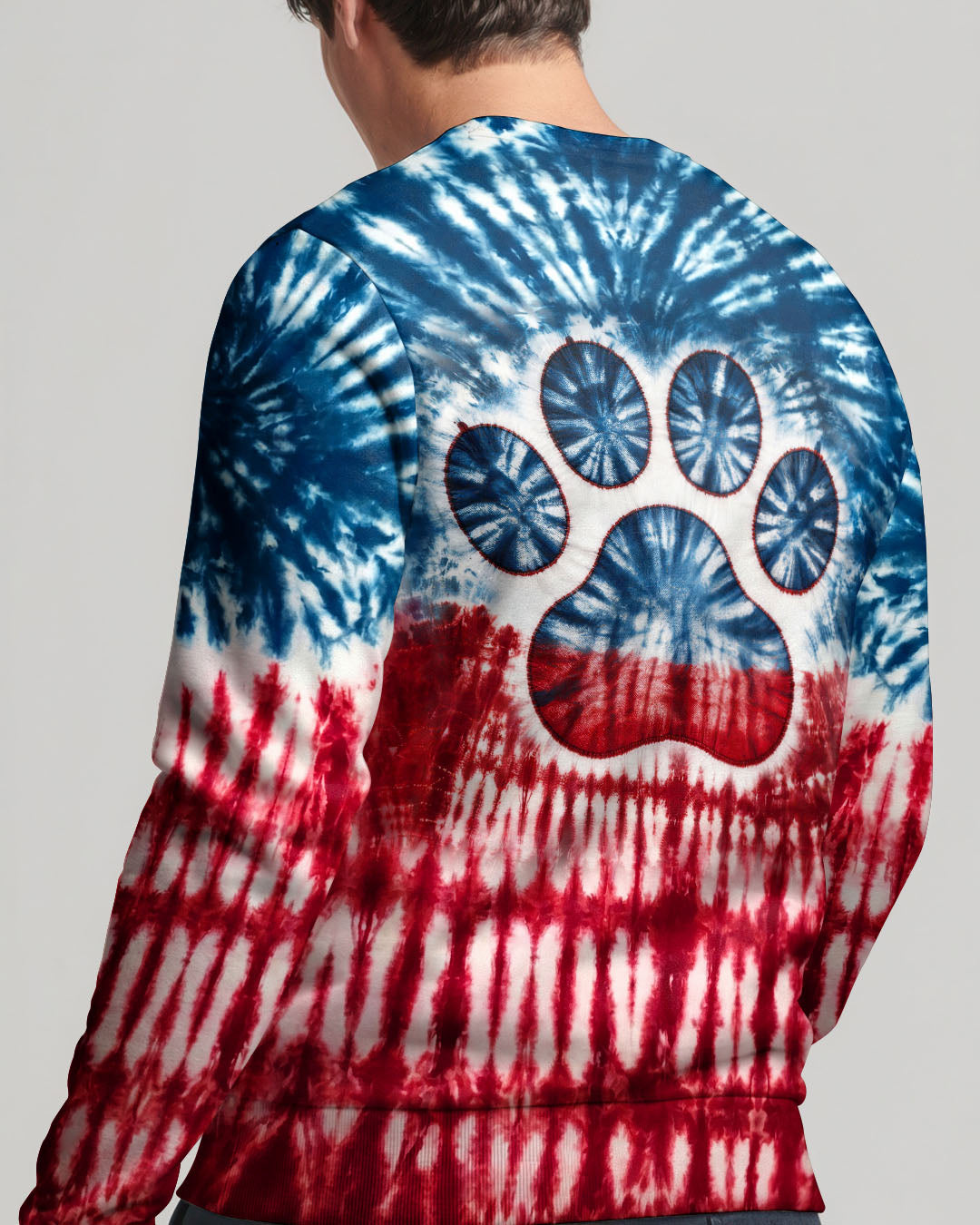DOG PAPA RED WHITE & BLUE  ALL OVER PRINT  - TLNT2404263