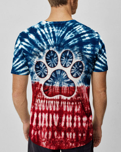 DOG PAPA RED WHITE & BLUE  ALL OVER PRINT  - TLNT2404263