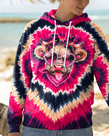 HEIFER COW HEART SWIRL ALL OVER PRINT  - TLNT2406263