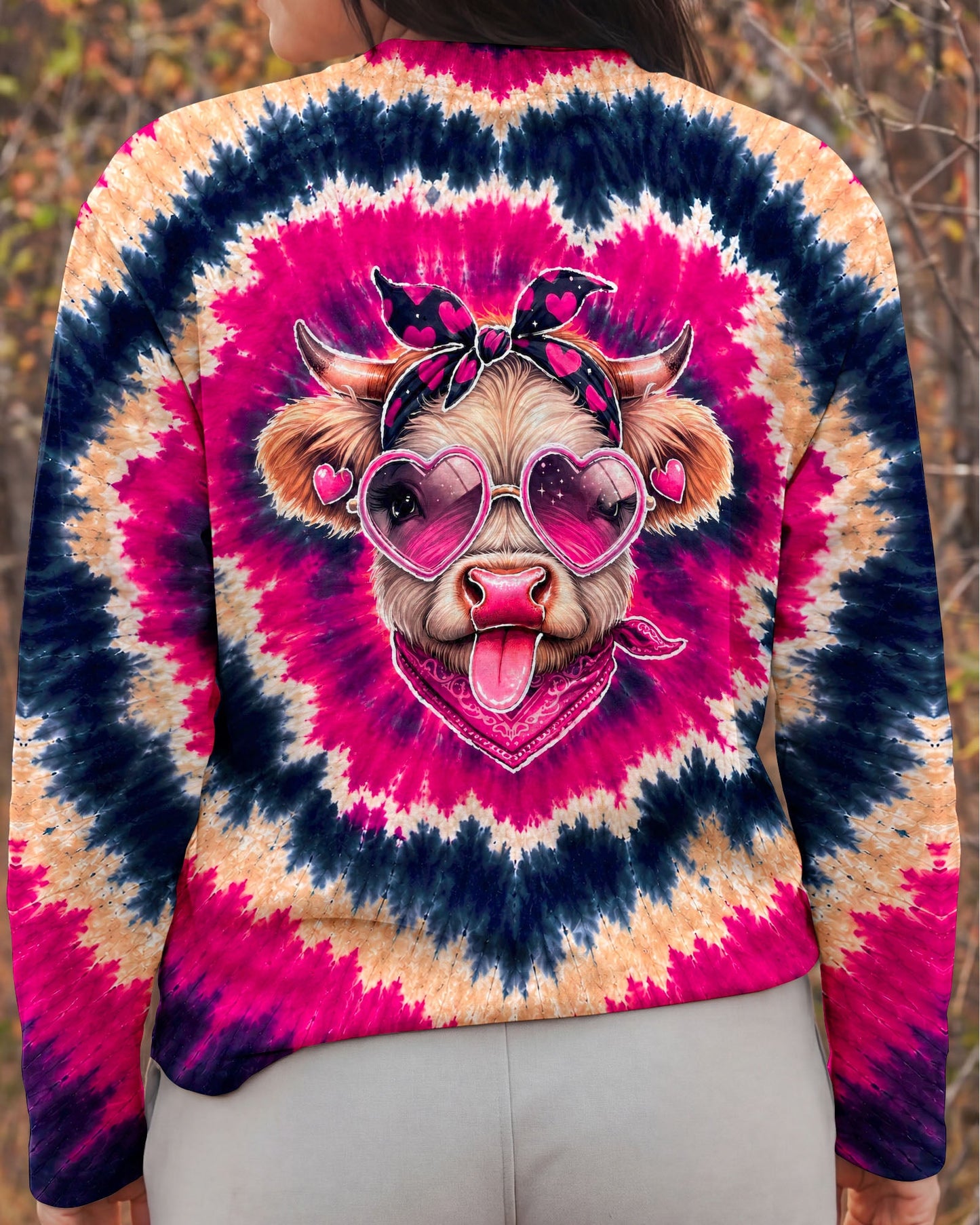 HEIFER COW HEART SWIRL ALL OVER PRINT  - TLNT2406263
