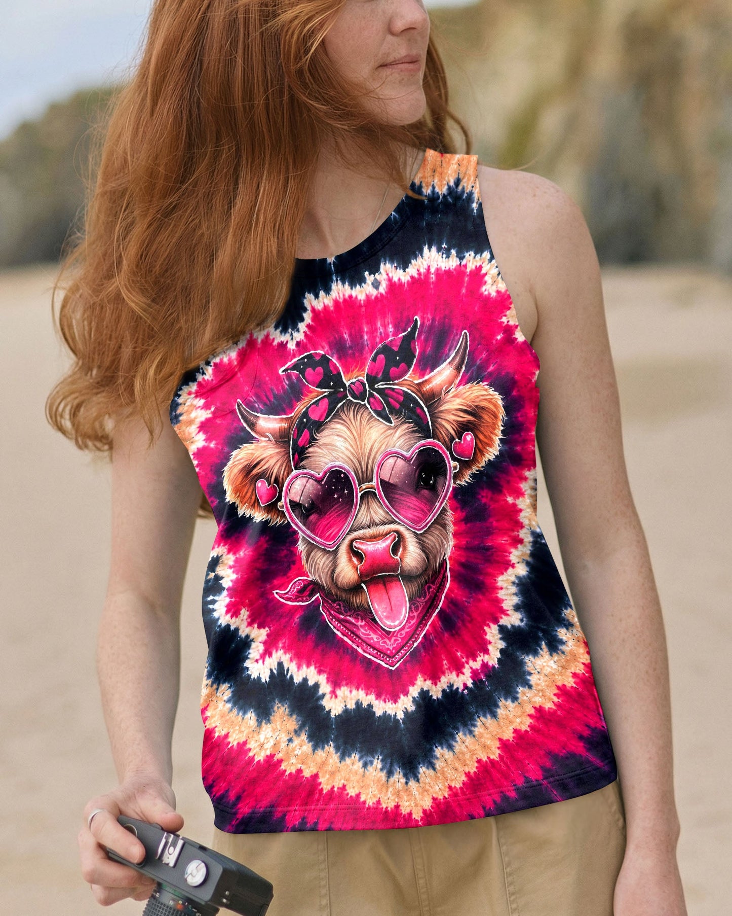 HEIFER COW HEART SWIRL ALL OVER PRINT  - TLNT2406263