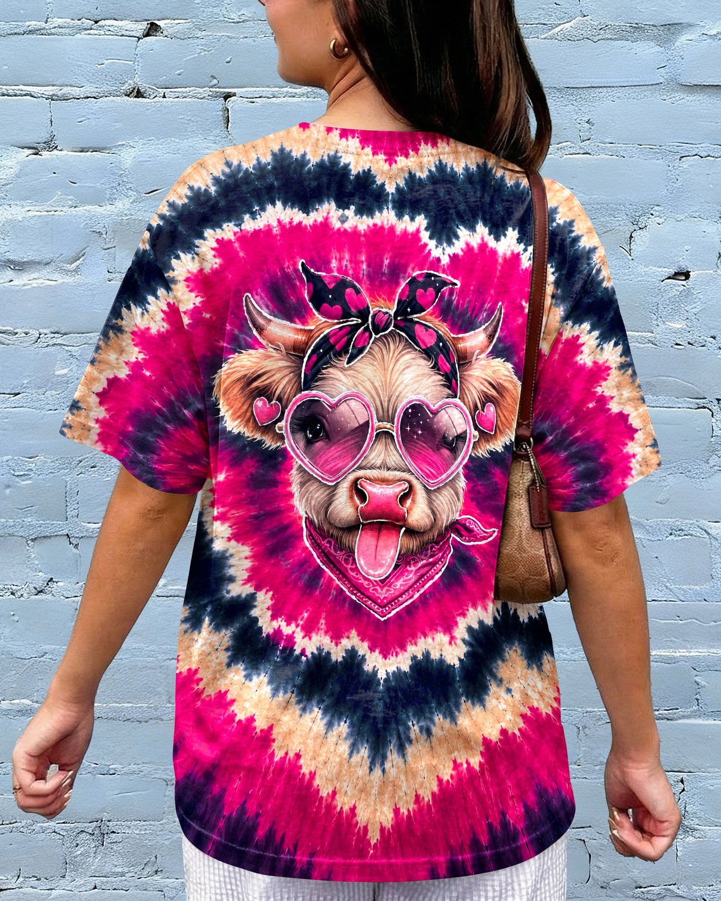 HEIFER COW HEART SWIRL ALL OVER PRINT  - TLNT2406263