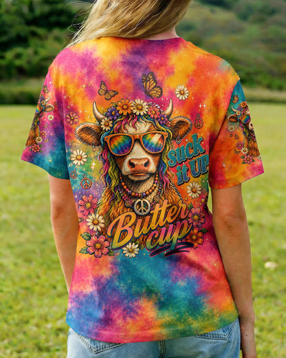 SUCK IT UP BUTTERCUP COW ALL OVER PRINT - TLNT2605264