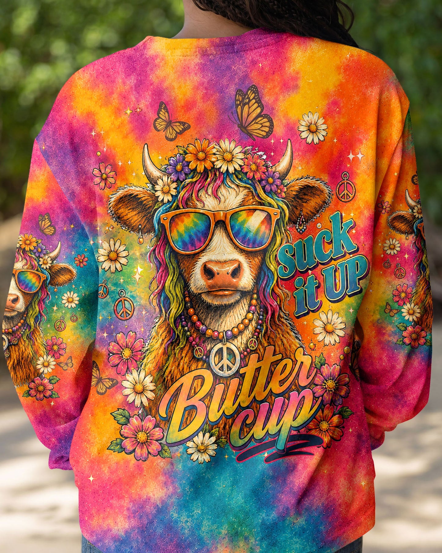 SUCK IT UP BUTTERCUP COW ALL OVER PRINT - TLNT2605264