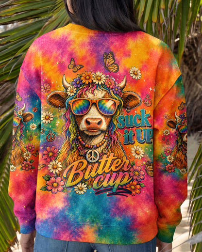 SUCK IT UP BUTTERCUP COW ALL OVER PRINT - TLNT2605264