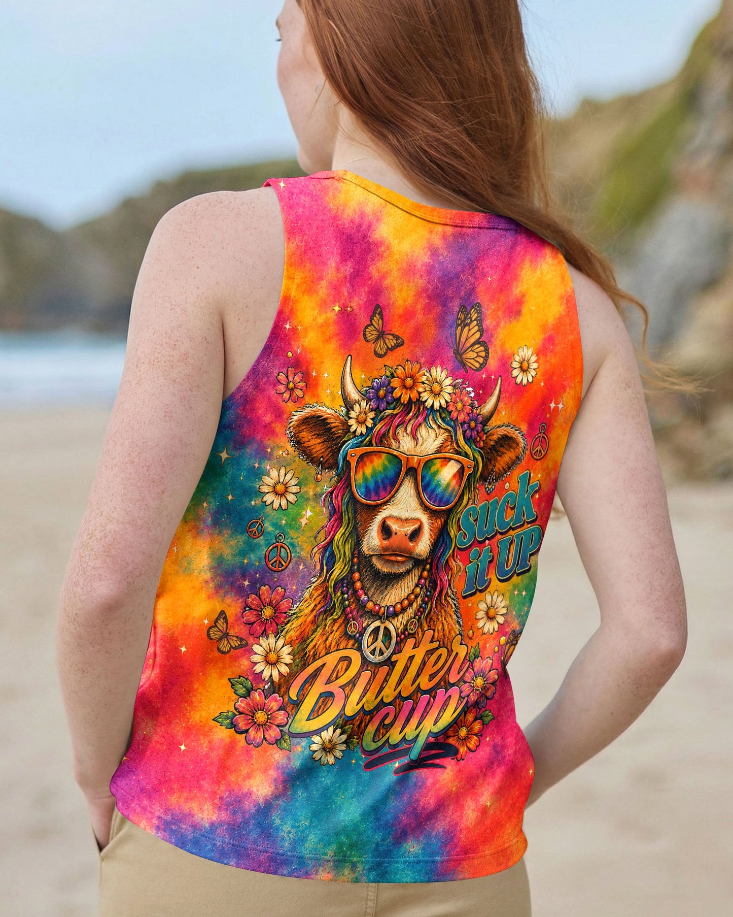 SUCK IT UP BUTTERCUP COW ALL OVER PRINT - TLNT2605264