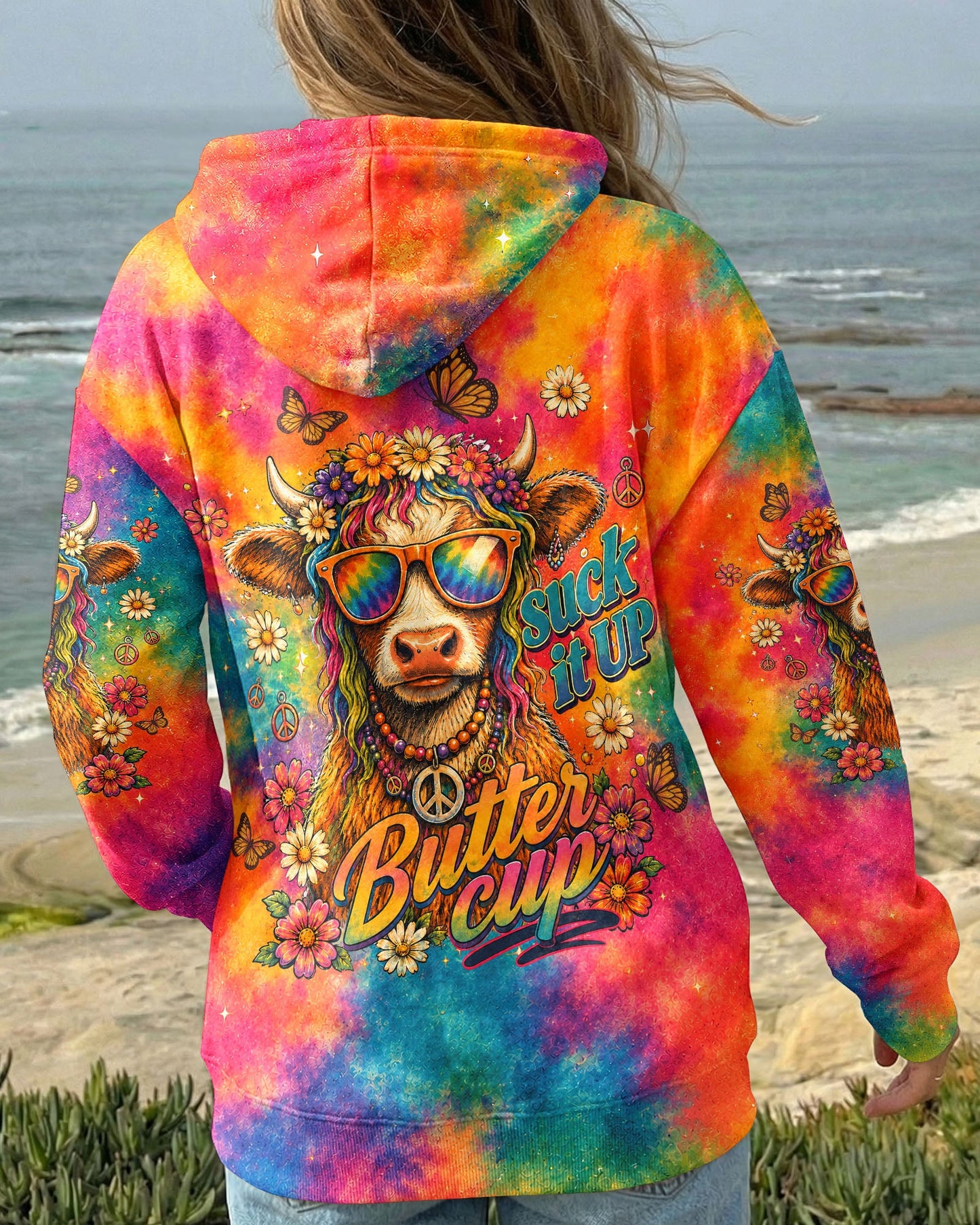 SUCK IT UP BUTTERCUP COW ALL OVER PRINT - TLNT2605264