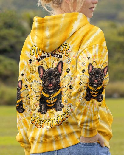 WHISPER WORDS OF WISDOM LET IT BEE FRENCH BULLDOG  ALL OVER PRINT  - TLNT2804262
