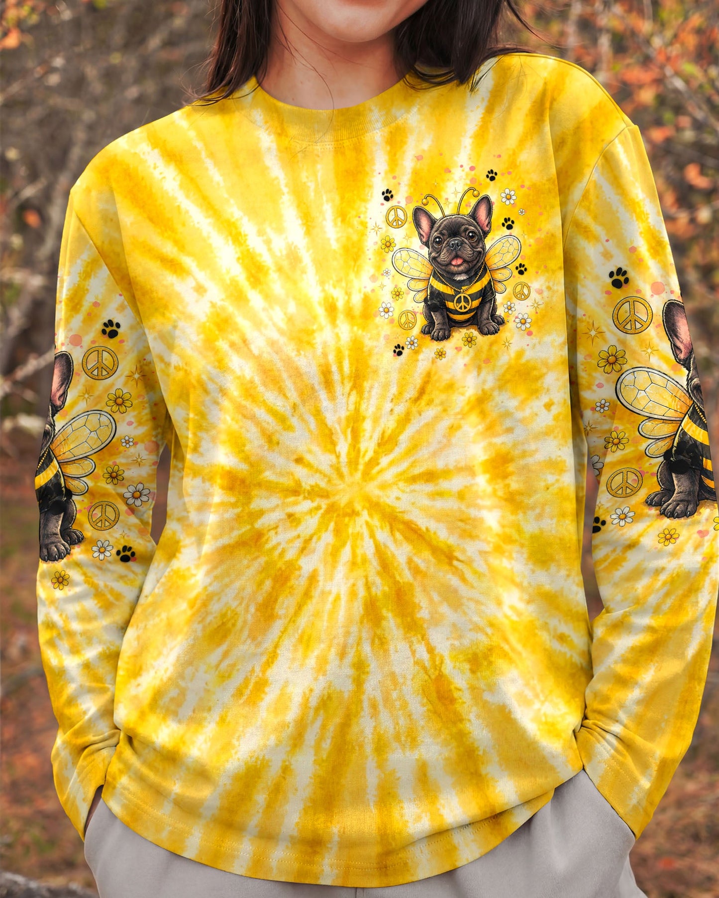 WHISPER WORDS OF WISDOM LET IT BEE FRENCH BULLDOG  ALL OVER PRINT  - TLNT2804262