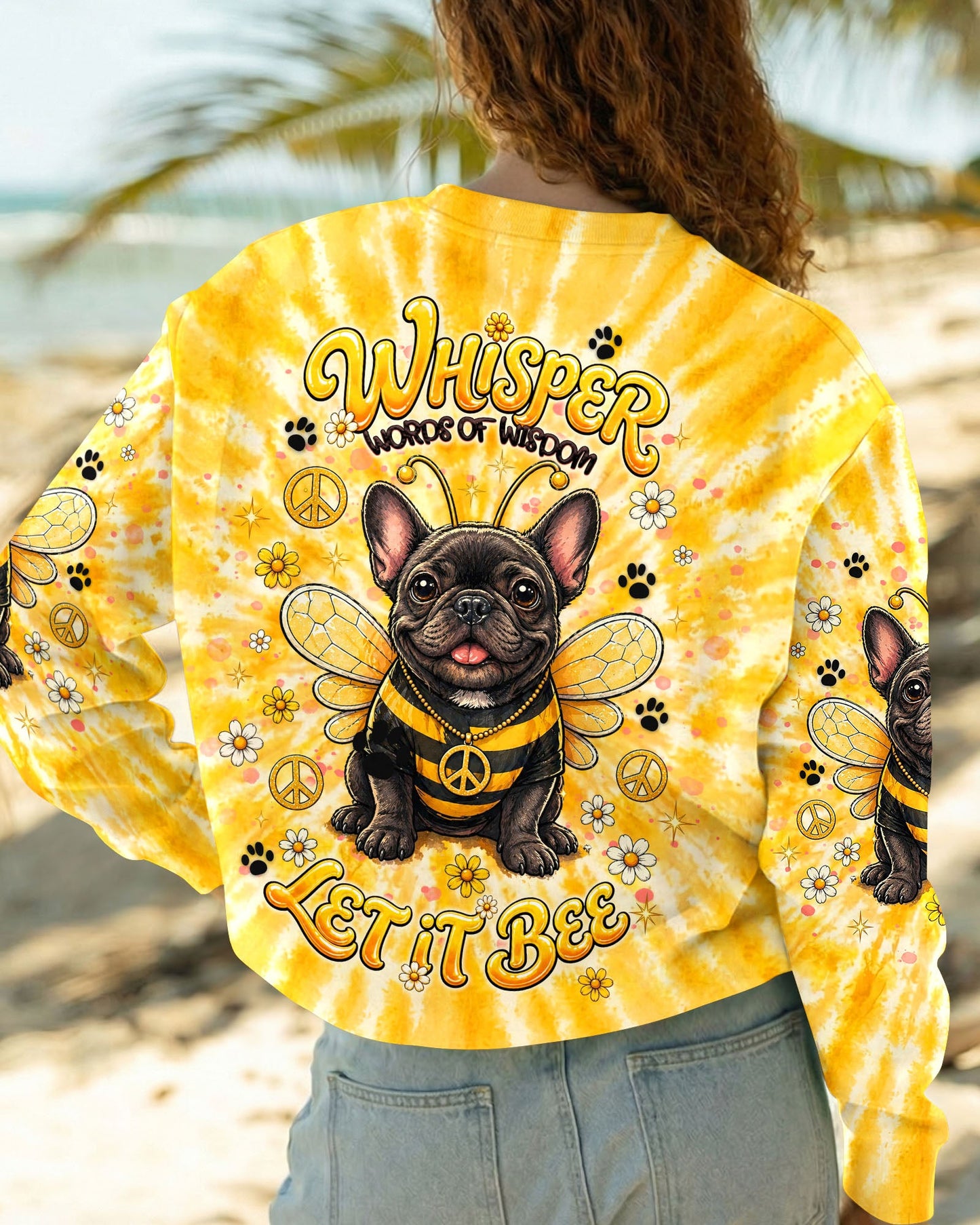 WHISPER WORDS OF WISDOM LET IT BEE FRENCH BULLDOG  ALL OVER PRINT  - TLNT2804262