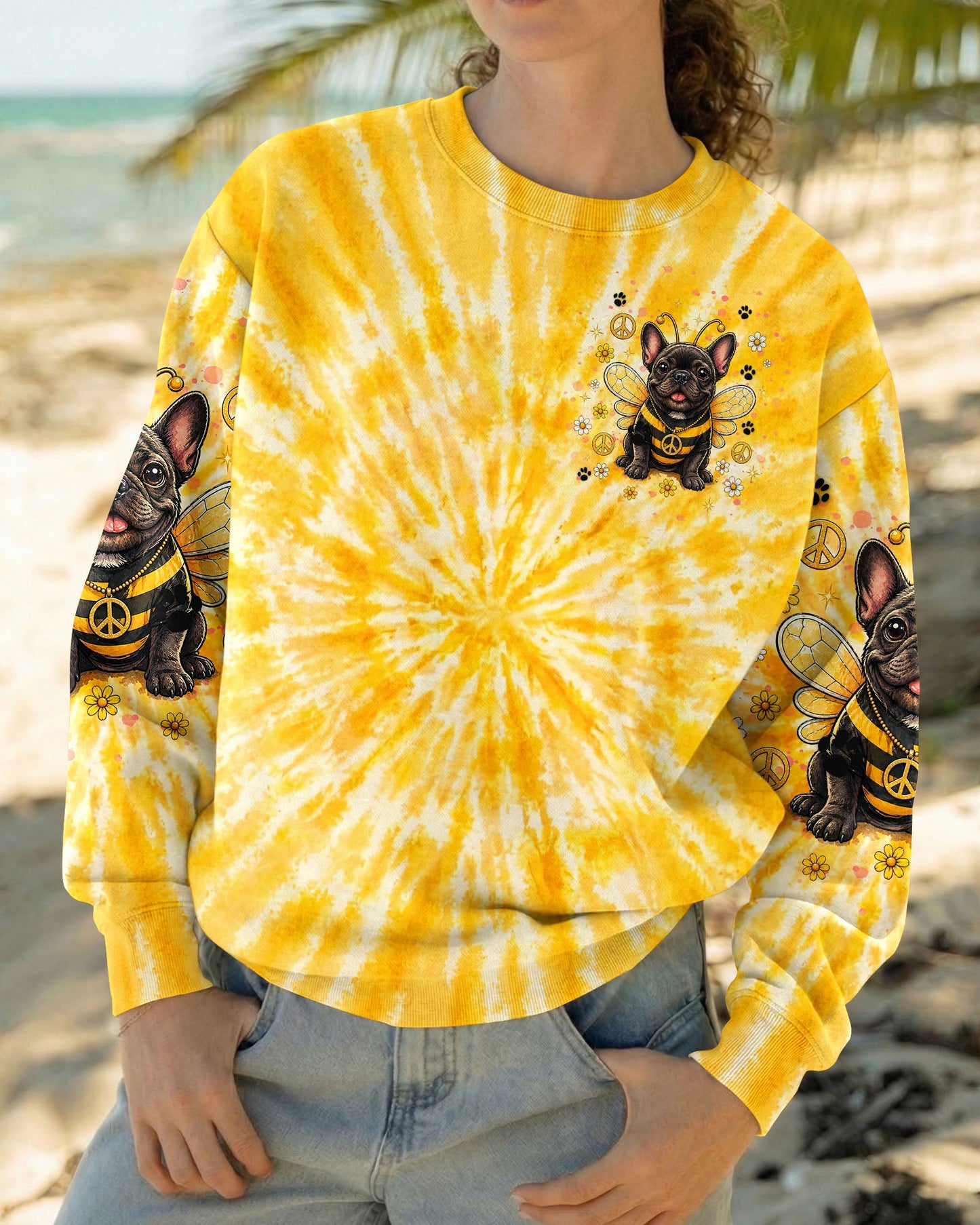 WHISPER WORDS OF WISDOM LET IT BEE FRENCH BULLDOG  ALL OVER PRINT  - TLNT2804262