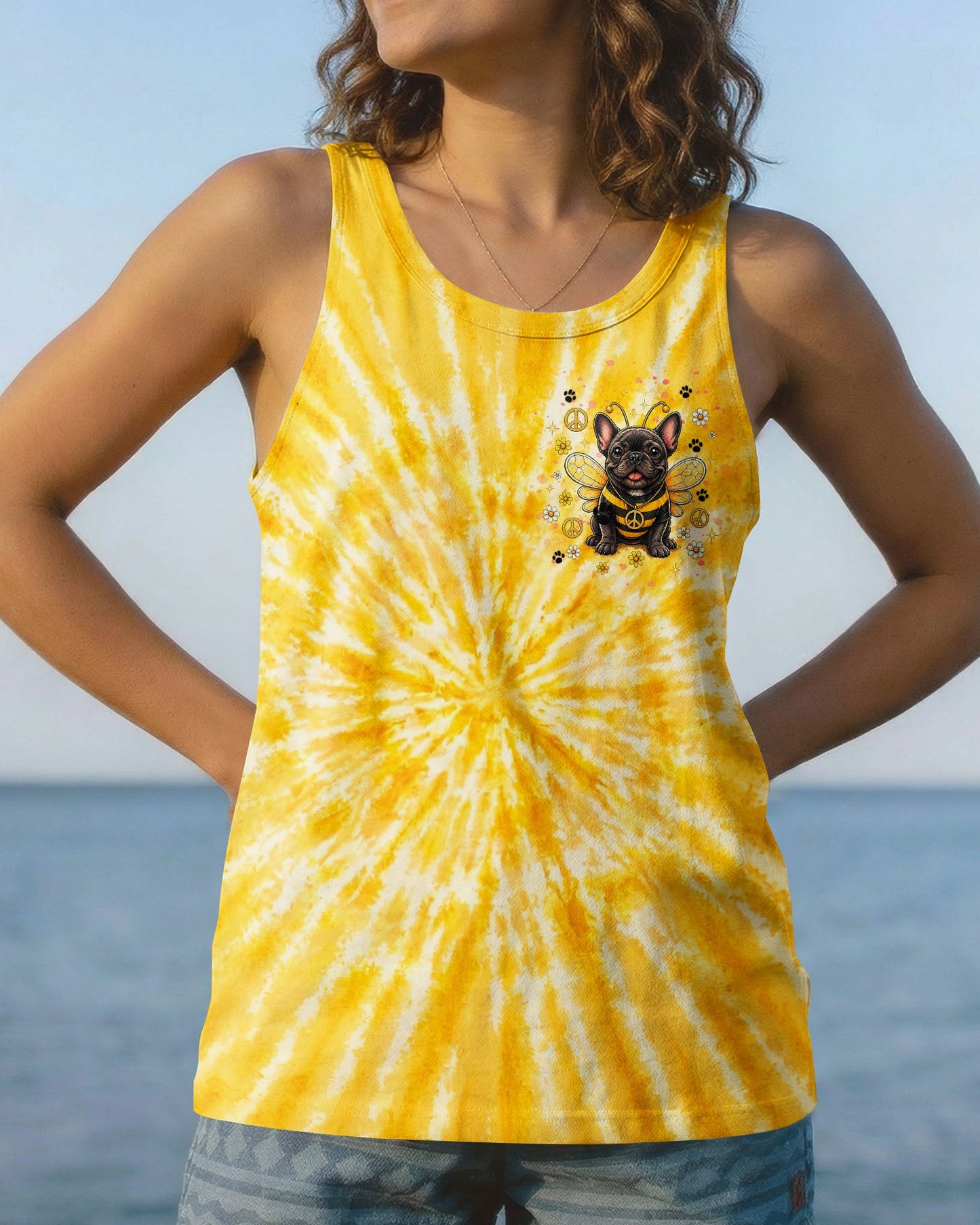 WHISPER WORDS OF WISDOM LET IT BEE FRENCH BULLDOG  ALL OVER PRINT  - TLNT2804262