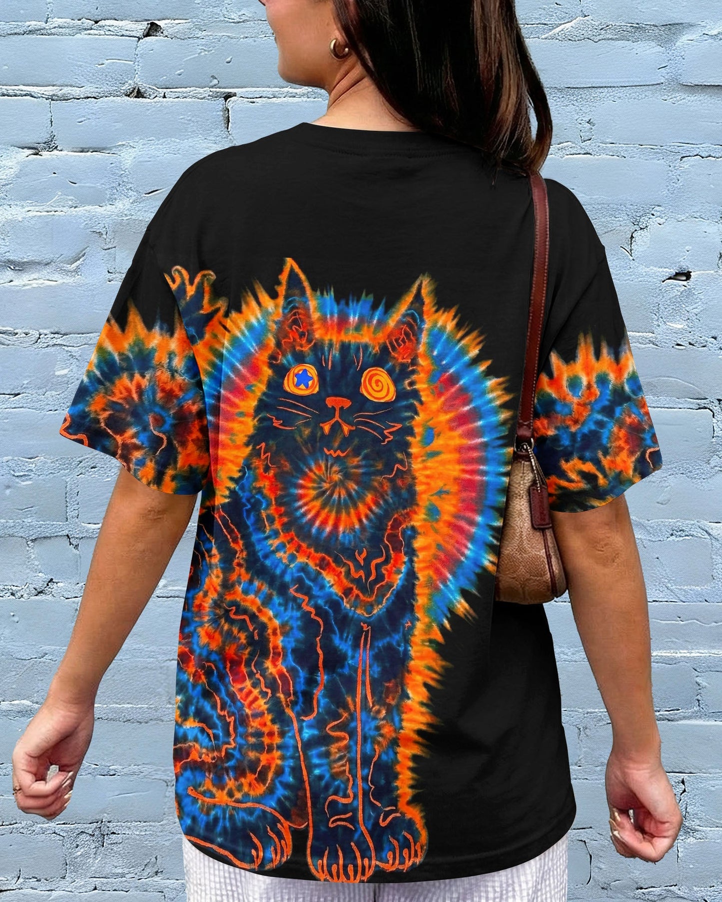 BLACK CAT SWIRL ALL OVER PRINT - TLNT3103263