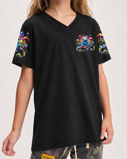 BE YOU THE WORLD WILL ADJUST FROG KIDS ALL OVER PRINT - TLNZ1612232