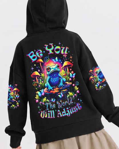 BE YOU THE WORLD WILL ADJUST FROG KIDS ALL OVER PRINT - TLNZ1612232