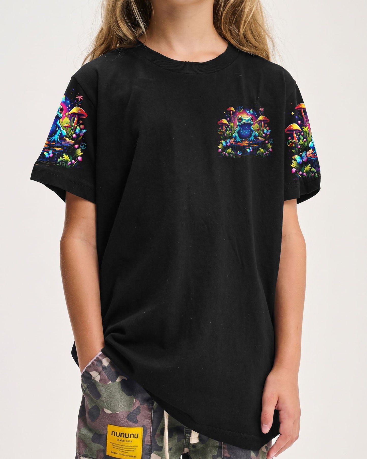BE YOU THE WORLD WILL ADJUST FROG KIDS ALL OVER PRINT - TLNZ1612232