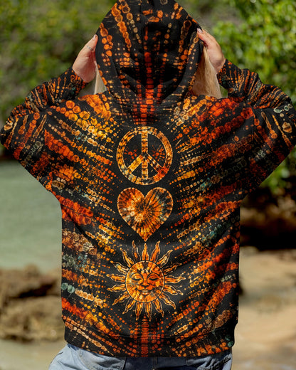 PEACE LOVE HIPPIE SUN ALL OVER PRINT - TLTW0104261
