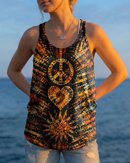 PEACE LOVE HIPPIE SUN ALL OVER PRINT - TLTW0104261