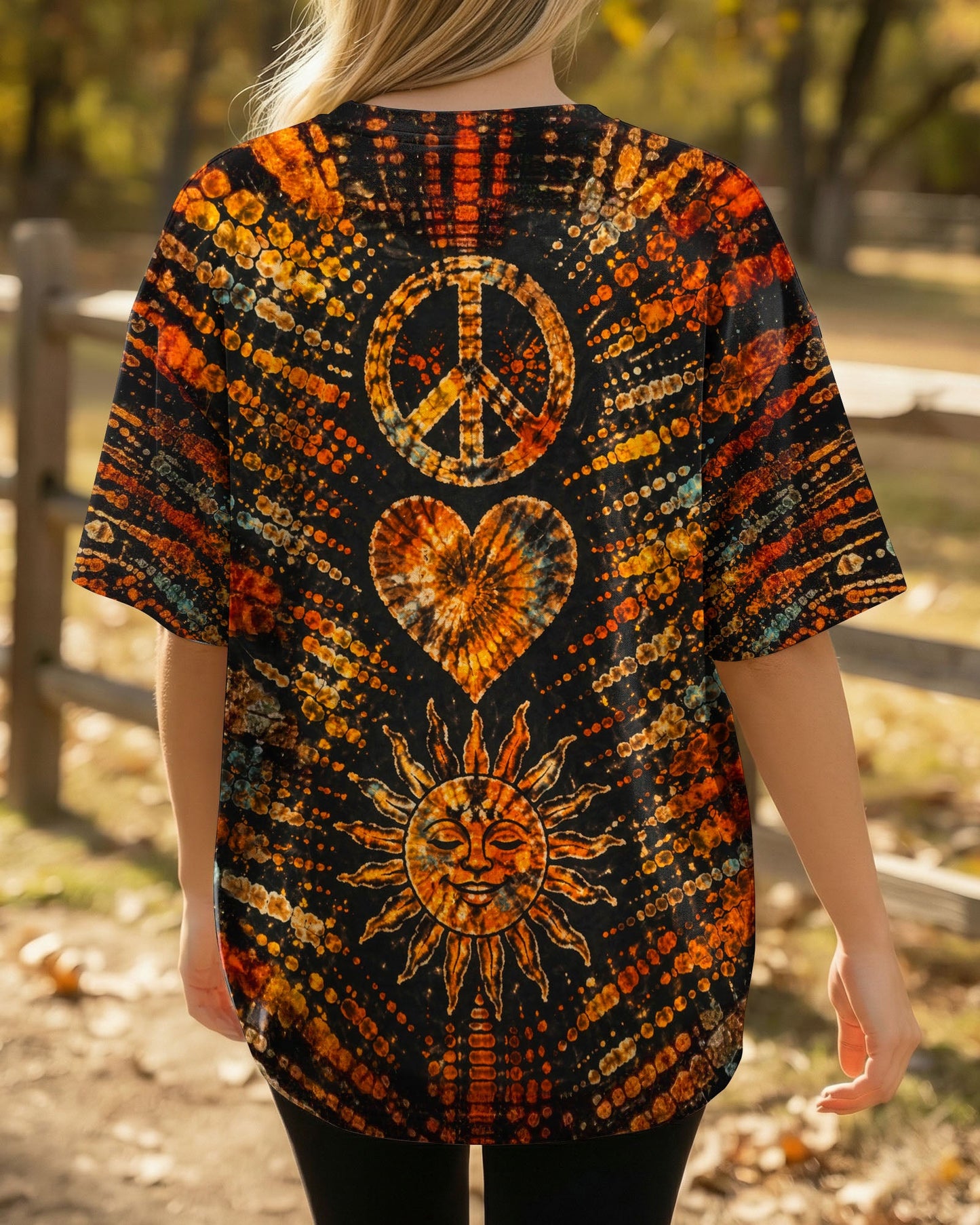 PEACE LOVE HIPPIE SUN ALL OVER PRINT - TLTW0104261
