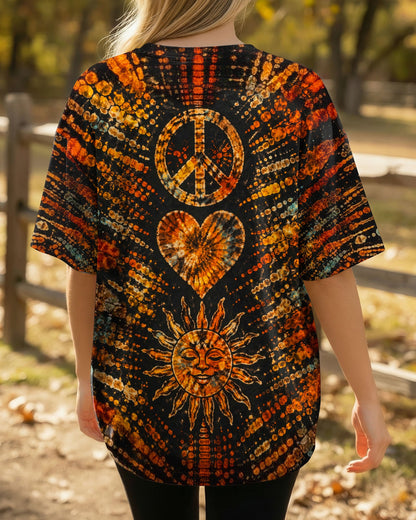 PEACE LOVE HIPPIE SUN ALL OVER PRINT - TLTW0104261