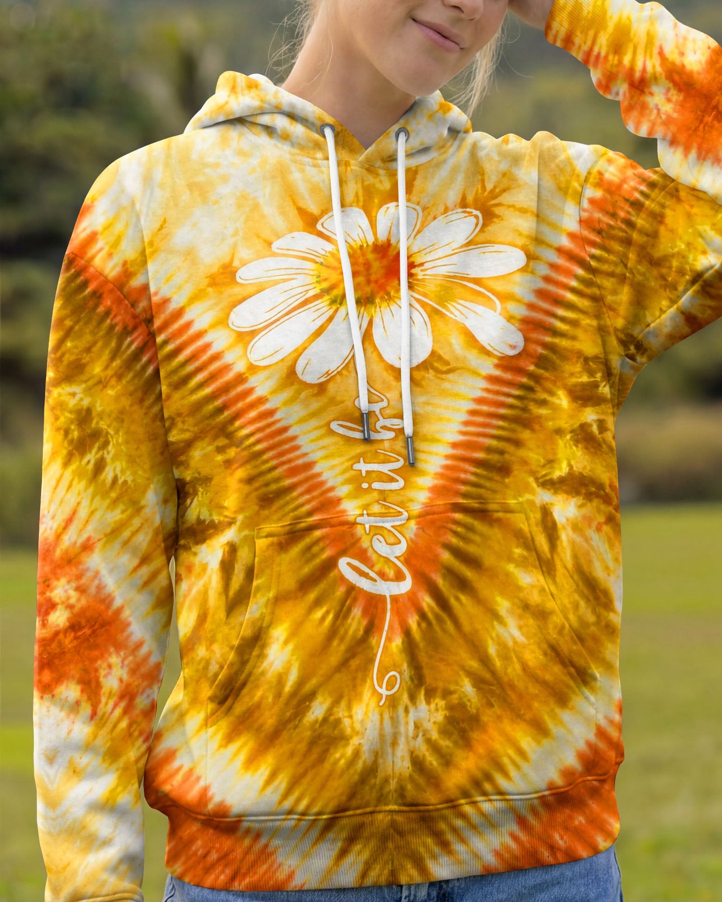 LET IT BE DAISIES V PATTERN  ALL OVER PRINT   - TLTW0107261