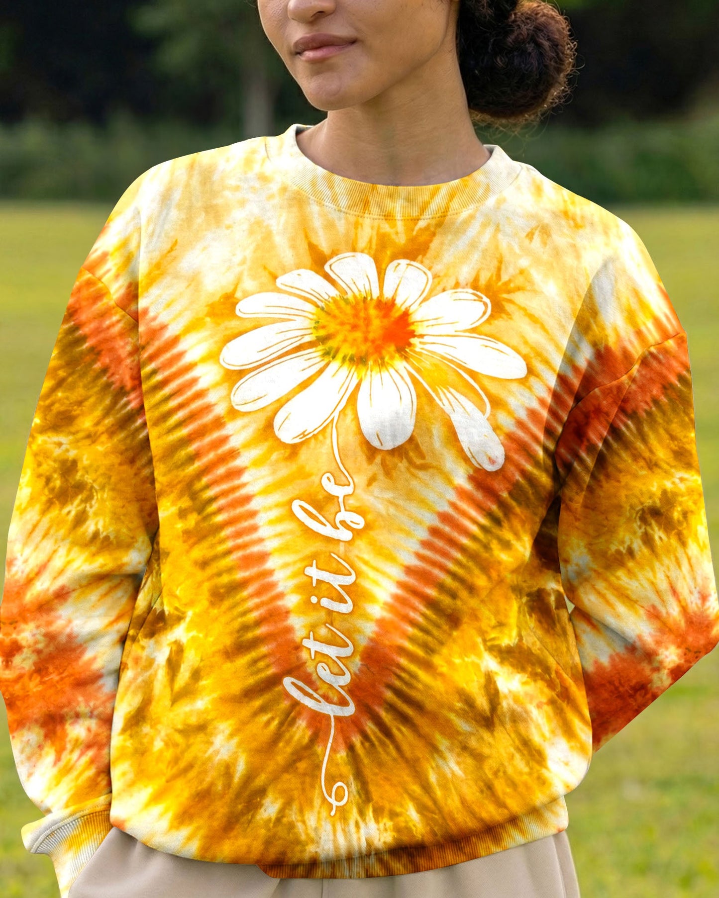 LET IT BE DAISIES V PATTERN  ALL OVER PRINT   - TLTW0107261