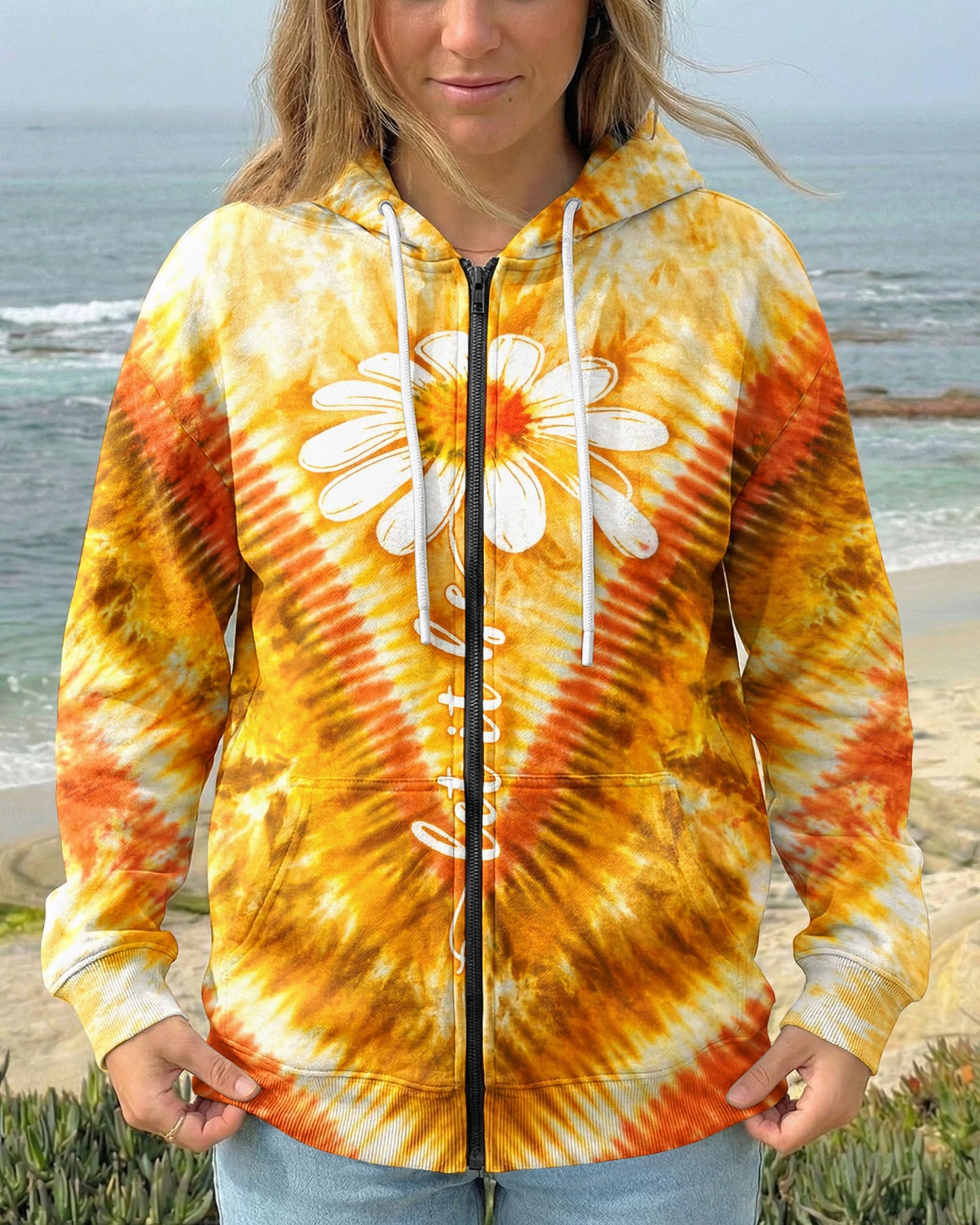 LET IT BE DAISIES V PATTERN  ALL OVER PRINT   - TLTW0107261