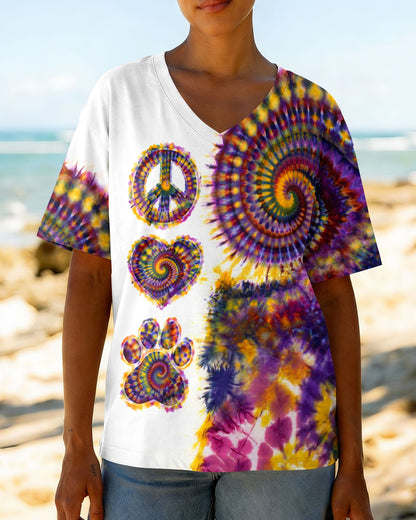 PEACE LOVE PAW SWIRL ALL OVER PRINT - TLTW0204262