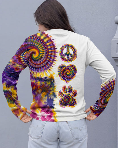 PEACE LOVE PAW SWIRL ALL OVER PRINT - TLTW0204262