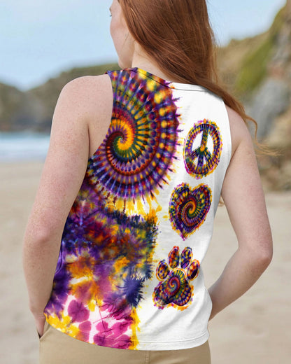 PEACE LOVE PAW SWIRL ALL OVER PRINT - TLTW0204262