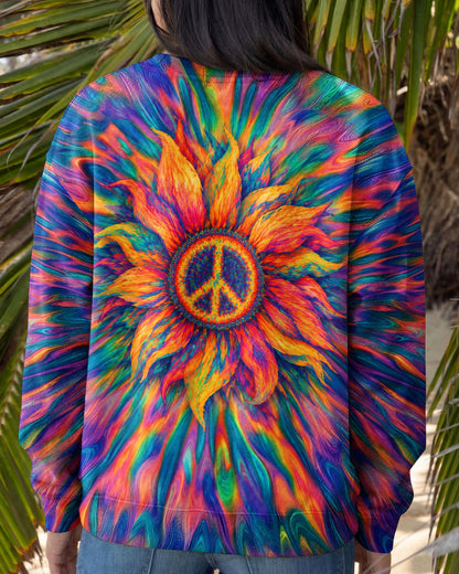 SUNFLOWER PEACE BURST ALL OVER PRINT - TLTW0306263