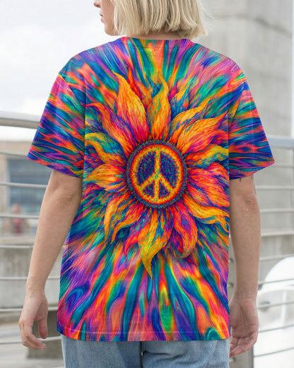 SUNFLOWER PEACE BURST ALL OVER PRINT - TLTW0306263