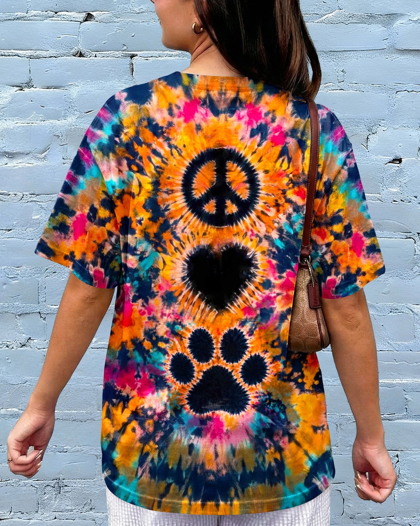 PEACE LOVE PAW PRINT ALL OVER PRINT - TLTW0406261