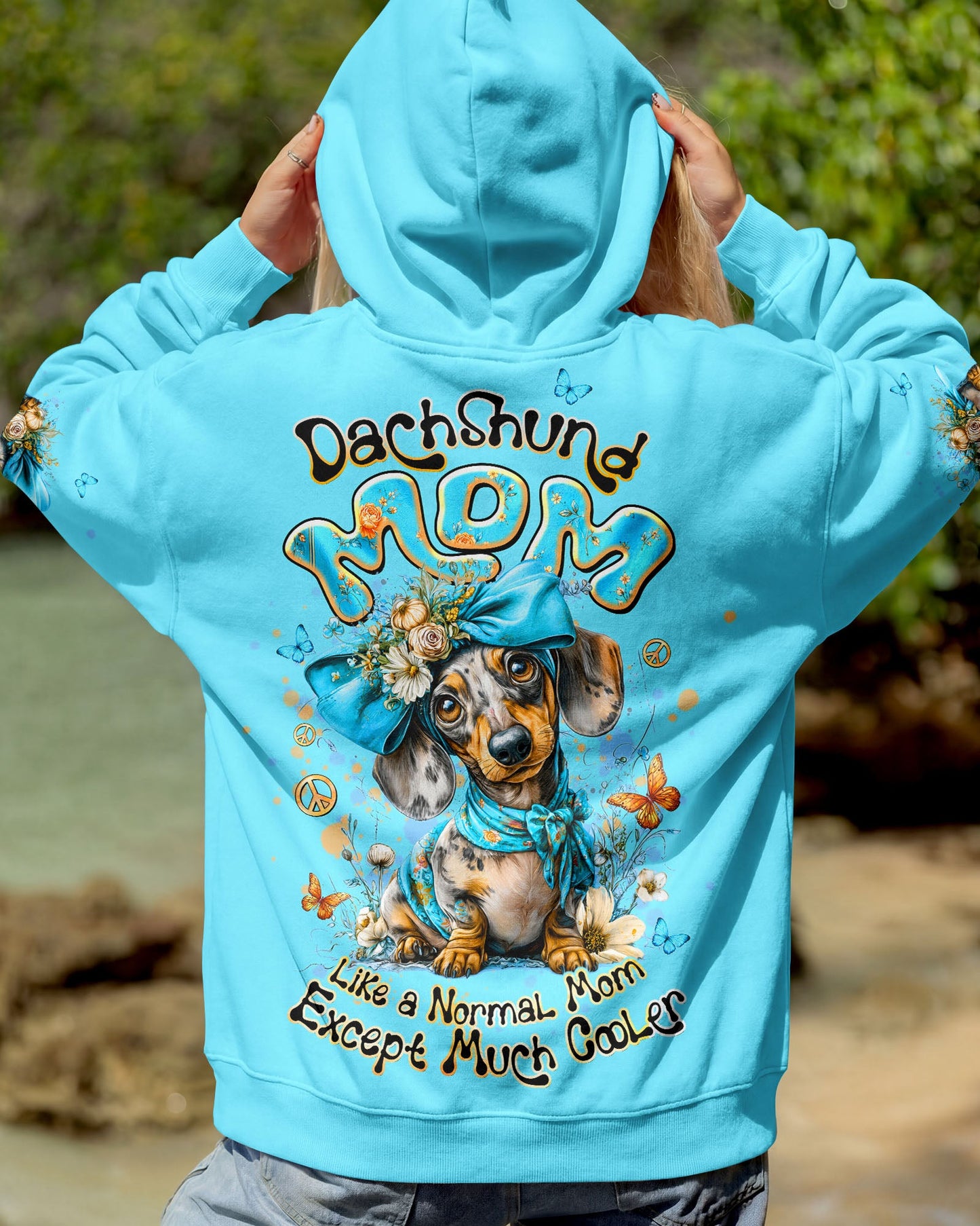 DACHSHUND MOM COOLER DOG  ALL OVER PRINT  - TLTW0605262