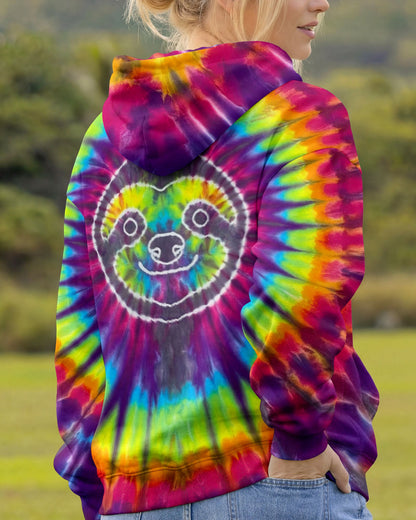 SLOTH COLORFUL SWIRL ALL OVER PRINT  - TLTW0704263
