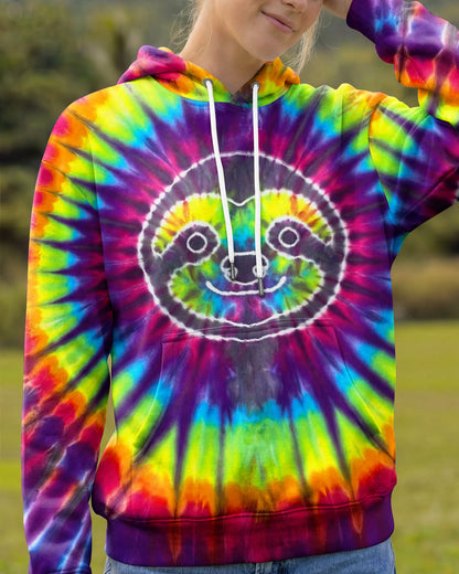 SLOTH COLORFUL SWIRL ALL OVER PRINT  - TLTW0704263