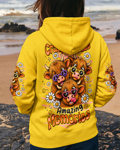 GOOD TIMES CRAZY FRIEND HIGHLAND COW ALL OVER PRINT - TLTW0807261