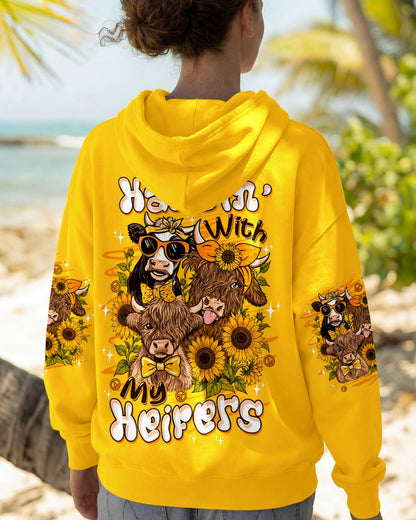 HANGIN' WITH MY HEIFERS HIGHLAND COW ALL OVER PRINT - TLTW0907264