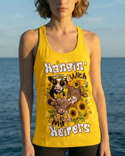 HANGIN' WITH MY HEIFERS HIGHLAND COW ALL OVER PRINT - TLTW0907264