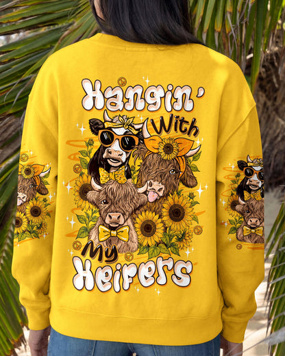 HANGIN' WITH MY HEIFERS HIGHLAND COW ALL OVER PRINT - TLTW0907264