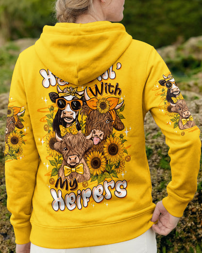 HANGIN' WITH MY HEIFERS HIGHLAND COW ALL OVER PRINT - TLTW0907264