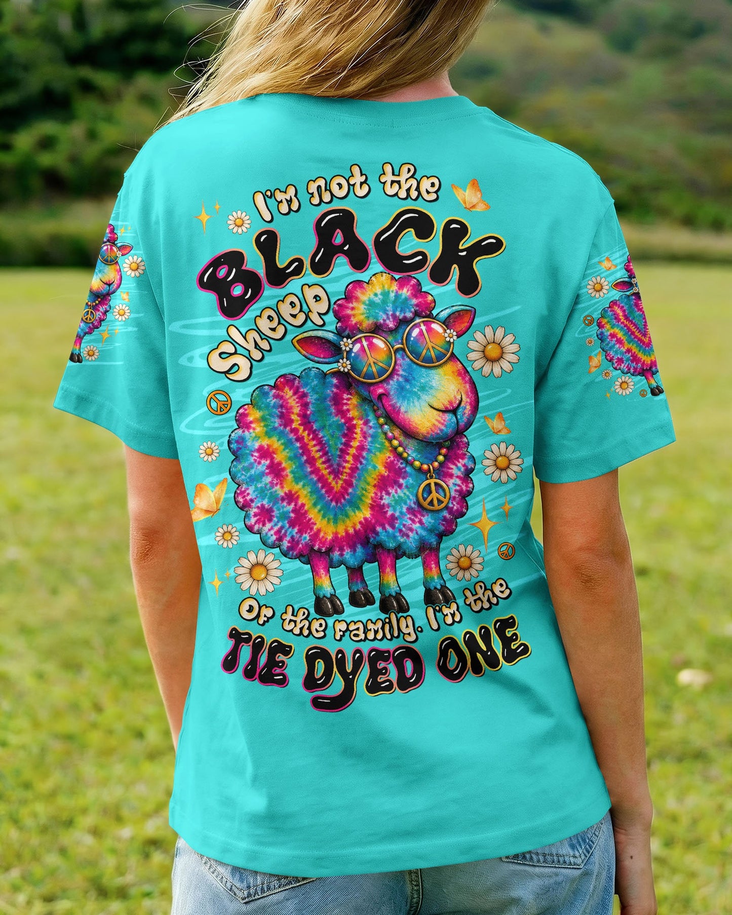 I'M NOT THE BLACK SHEEP DAISIES ALL OVER PRINT - TLTW1007263